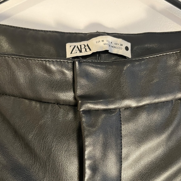 Zara Leather Pants - Picture 4 of 5